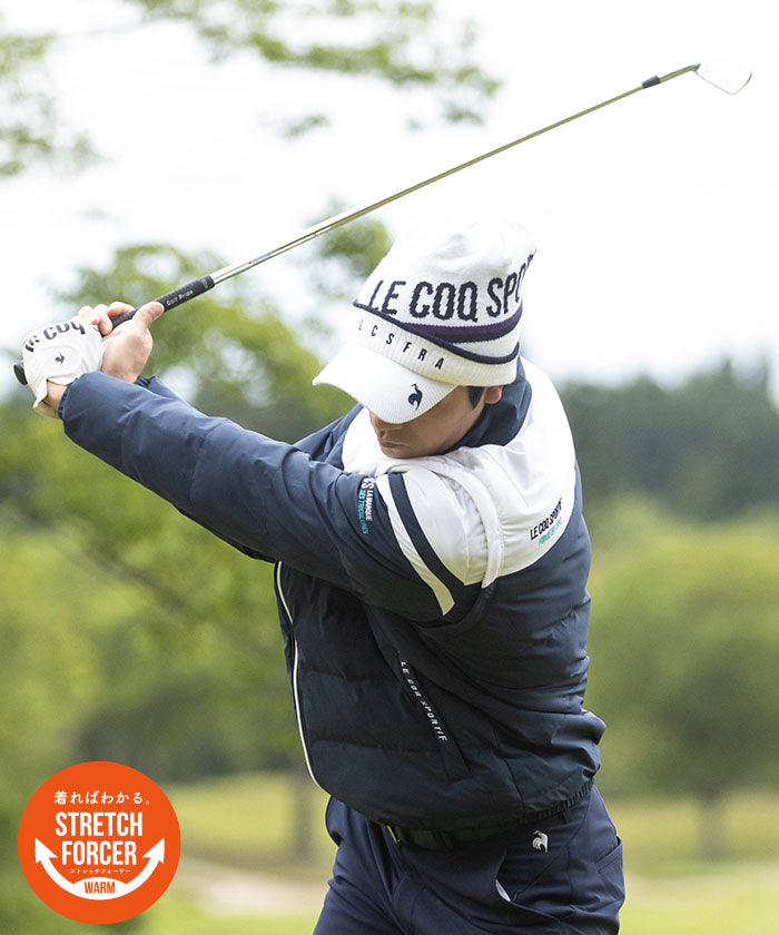 le coq sportif golf 【Stretch Forcer】 Mid-layer Heat Navi 2WAY Blouson