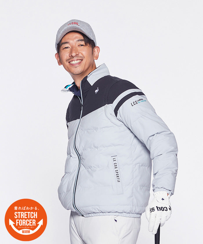 le coq sportif golf 【Stretch Forcer】 Mid-layer Heat Navi 2WAY Blouson