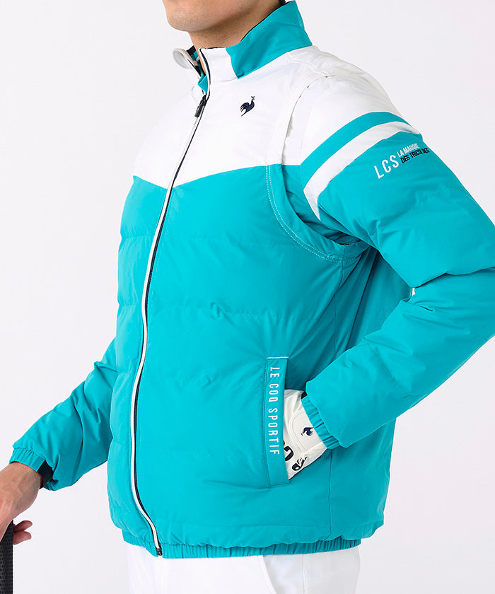 le coq sportif golf 【Stretch Forcer】 Mid-layer Heat Navi 2WAY Blouson
