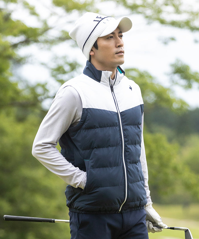 le coq sportif golf 【Stretch Forcer】 Mid-layer Heat Navi 2WAY Blouson