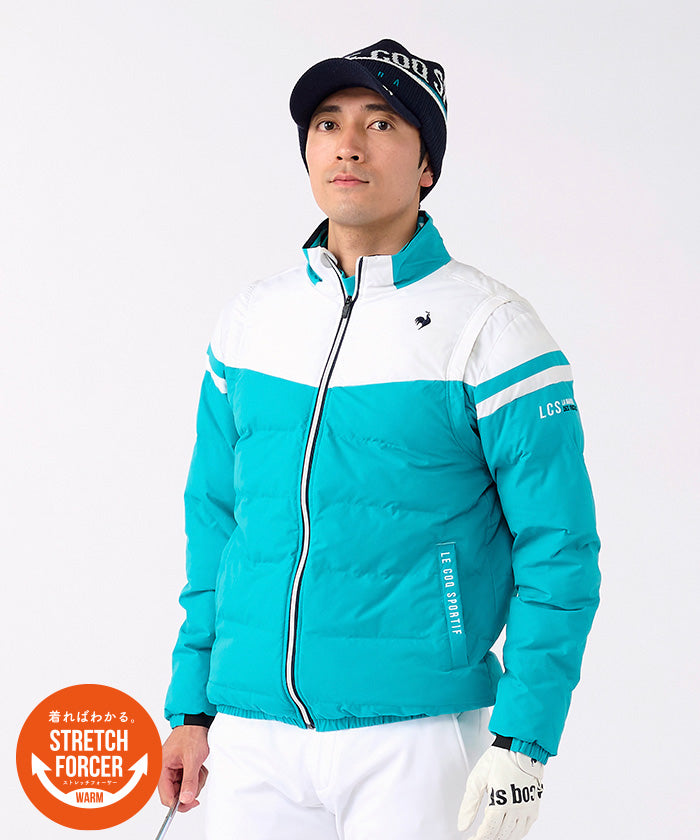 le coq sportif golf 【Stretch Forcer】 Mid-layer Heat Navi 2WAY Blouson