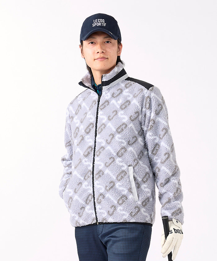 le coq sportif golf Logo Jacquard Boa Blouson