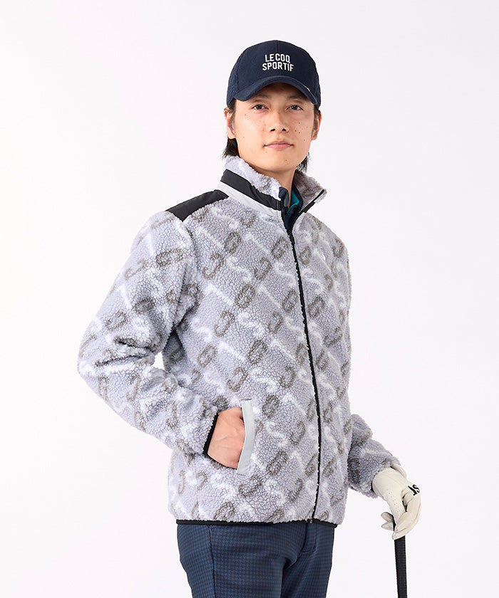 le coq sportif golf Logo Jacquard Boa Blouson