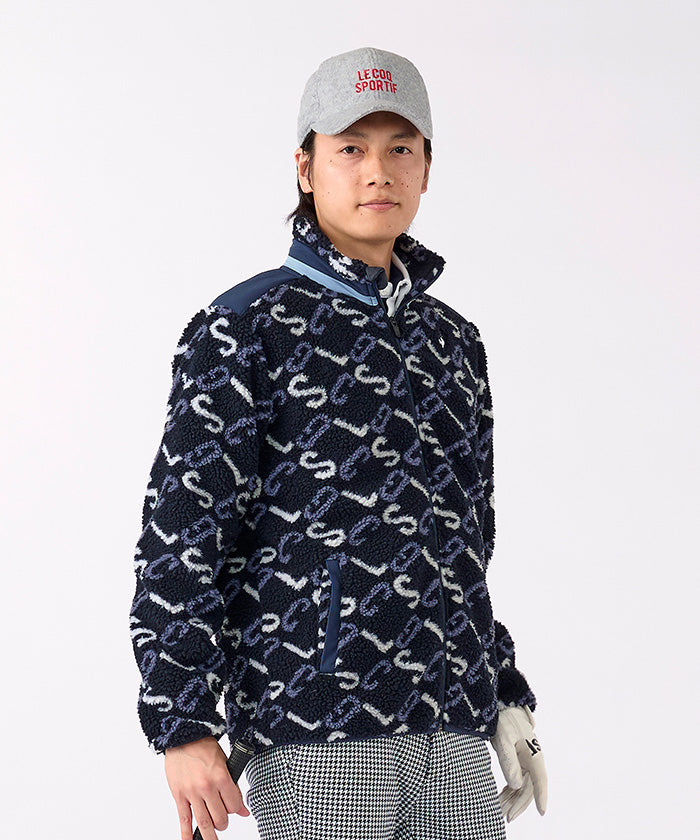 le coq sportif golf Logo Jacquard Boa Blouson