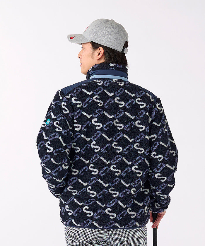 le coq sportif golf Logo Jacquard Boa Blouson