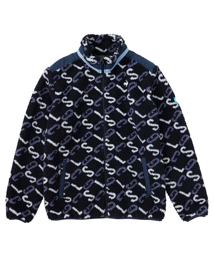 le coq sportif golf Logo Jacquard Boa Blouson