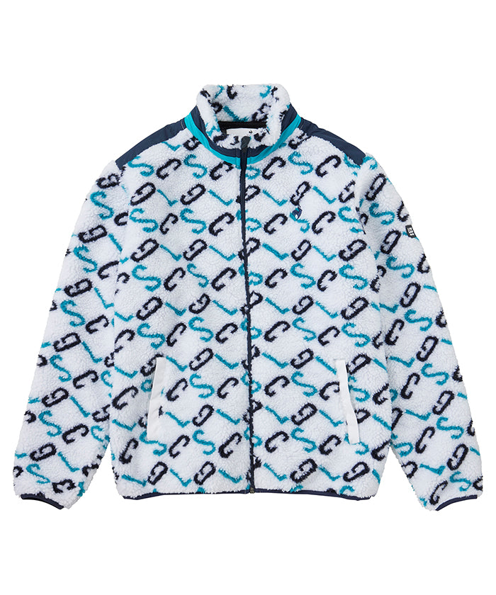 le coq sportif golf Logo Jacquard Boa Blouson