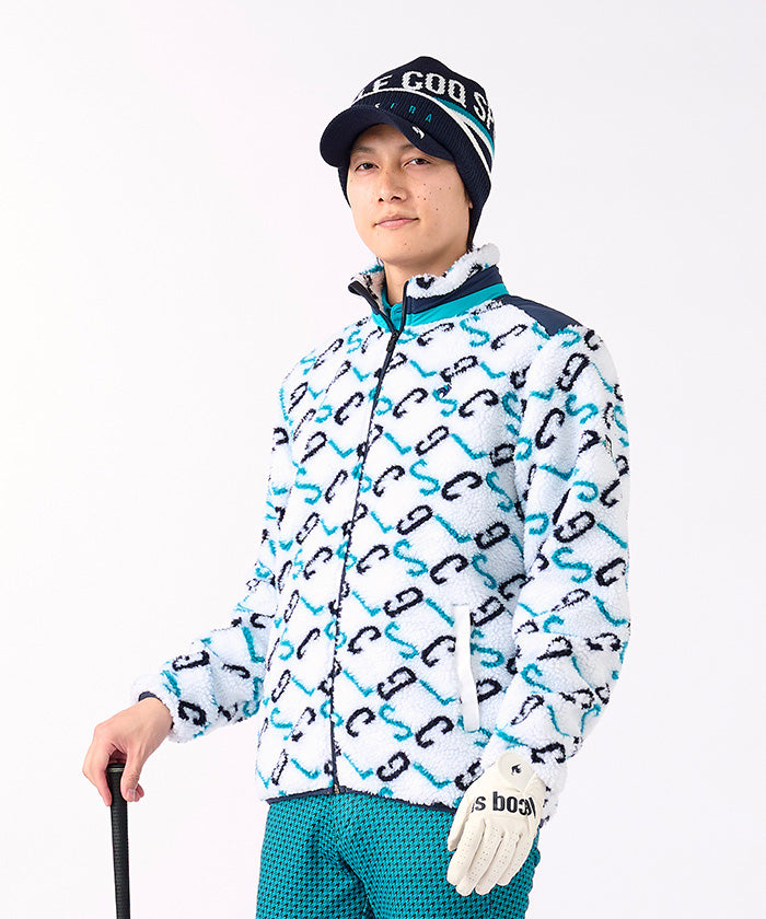 le coq sportif golf Logo Jacquard Boa Blouson