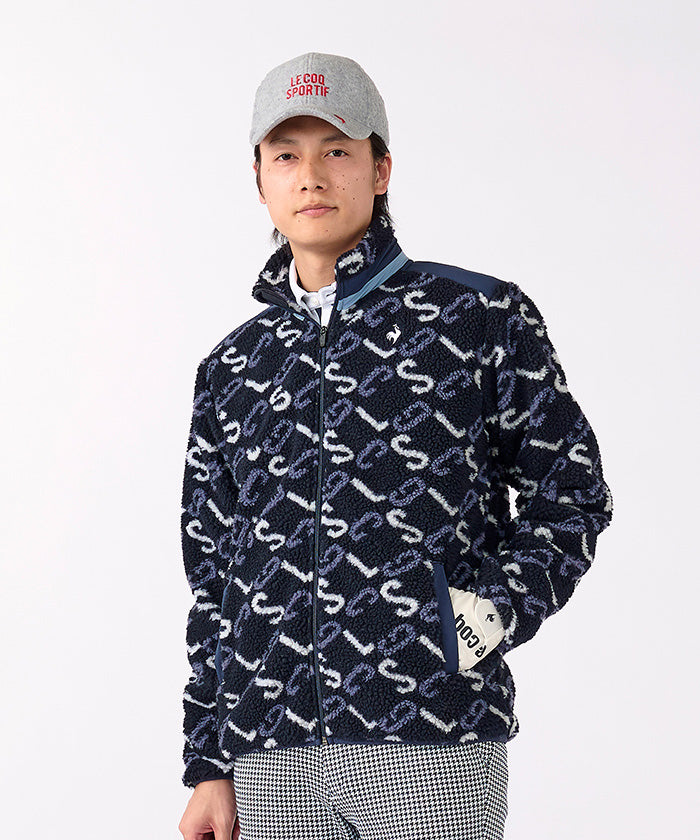 le coq sportif golf Logo Jacquard Boa Blouson