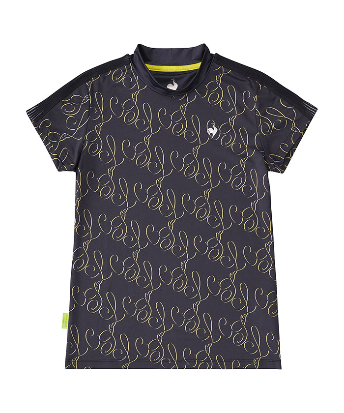 le coq sportif golf All-over Logo Design Short Sleeve Shirt 【RIJOUME】【Outlet】