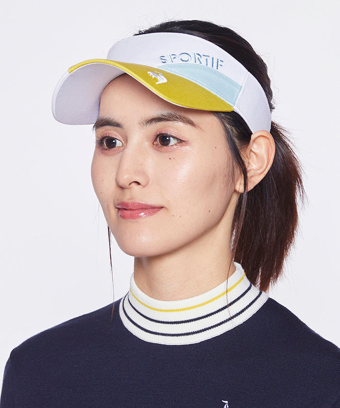 le coq sportif golf 【Ikeda Elaiza wearing】 season motif switch visor