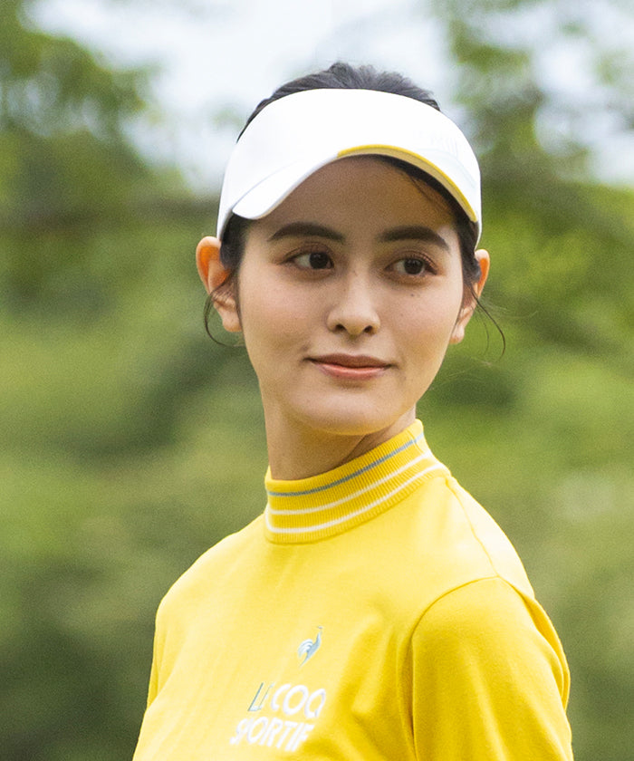 le coq sportif golf 【Ikeda Elaiza wearing】 season motif switch visor