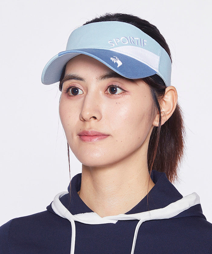 le coq sportif golf 【Ikeda Elaiza wearing】 season motif switch visor