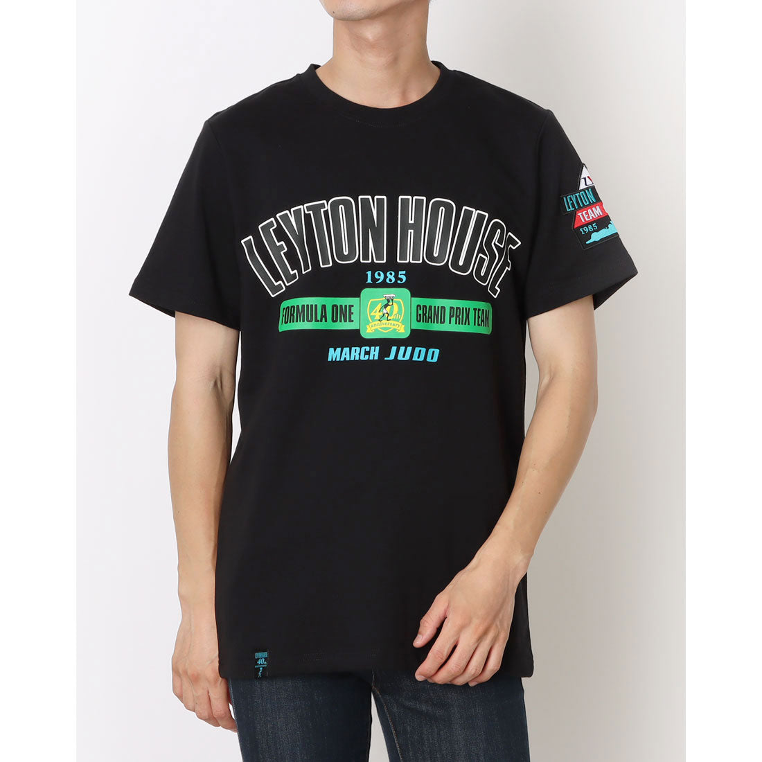 レイトンハウス LEYTON HOUSE LEYTON HOUSE レイトンハウス アニバーサリーモデル メンズ 半袖 Tシャツ （ブラック） ブラック