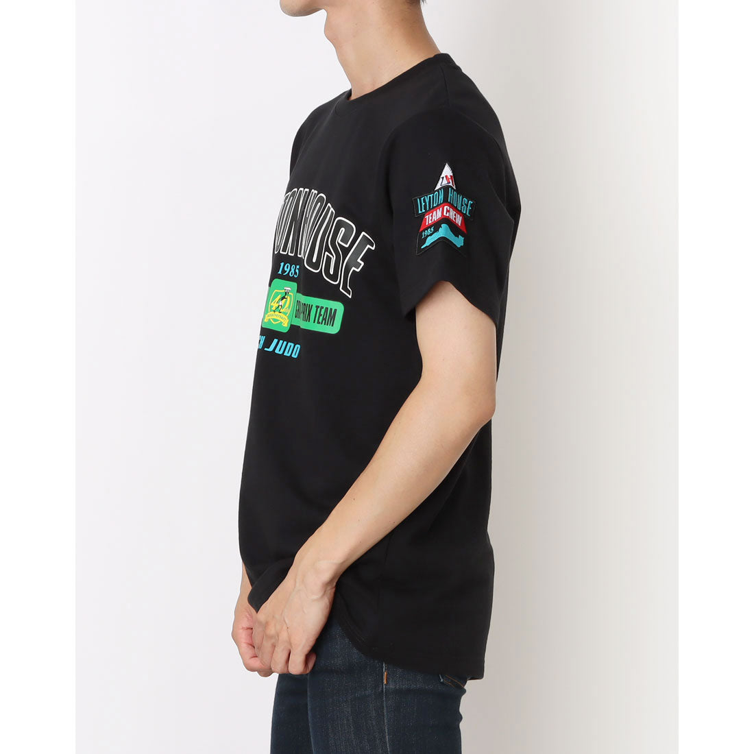 レイトンハウス LEYTON HOUSE LEYTON HOUSE レイトンハウス アニバーサリーモデル メンズ 半袖 Tシャツ （ブラック） ブラック