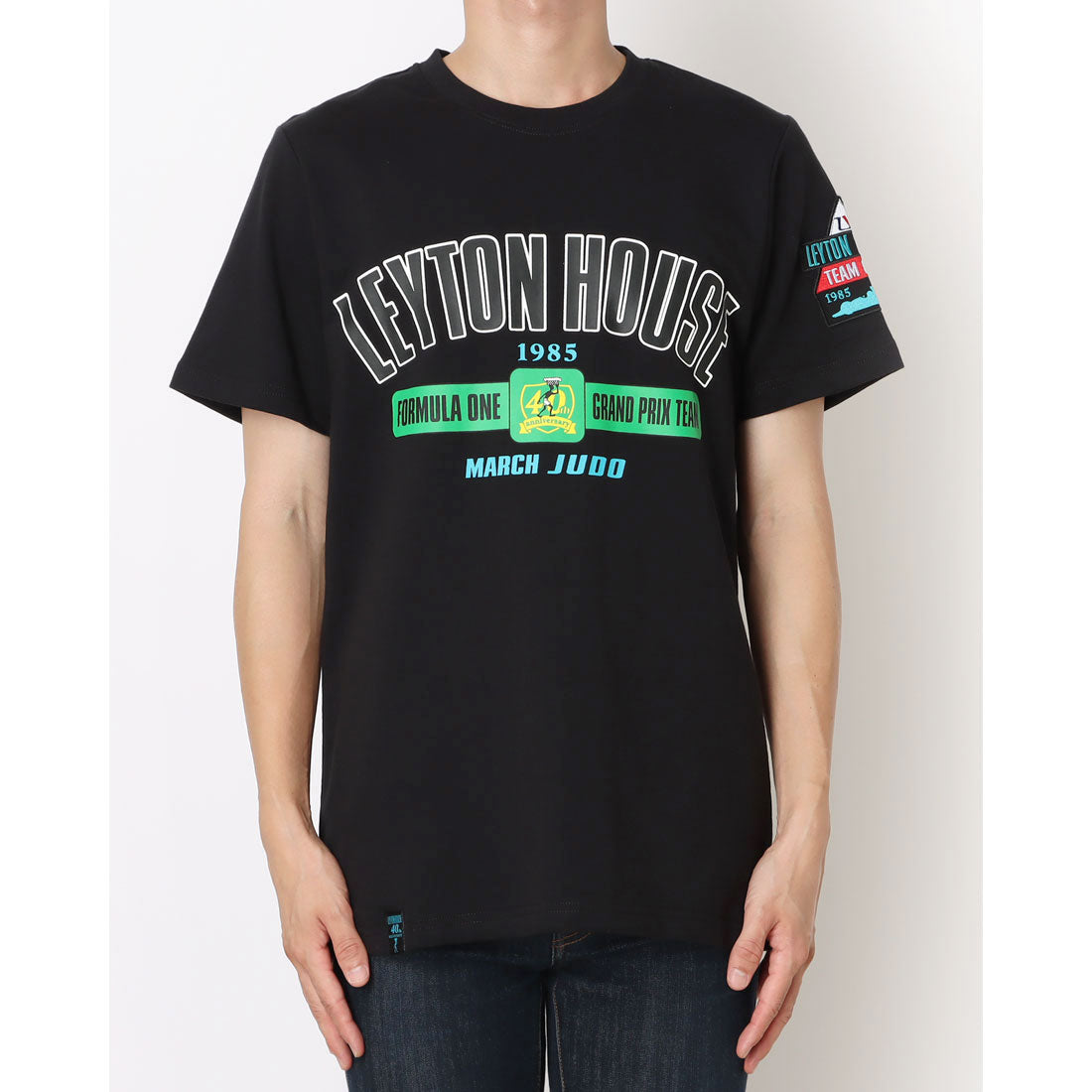 レイトンハウス LEYTON HOUSE LEYTON HOUSE レイトンハウス アニバーサリーモデル メンズ 半袖 Tシャツ （ブラック） ブラック