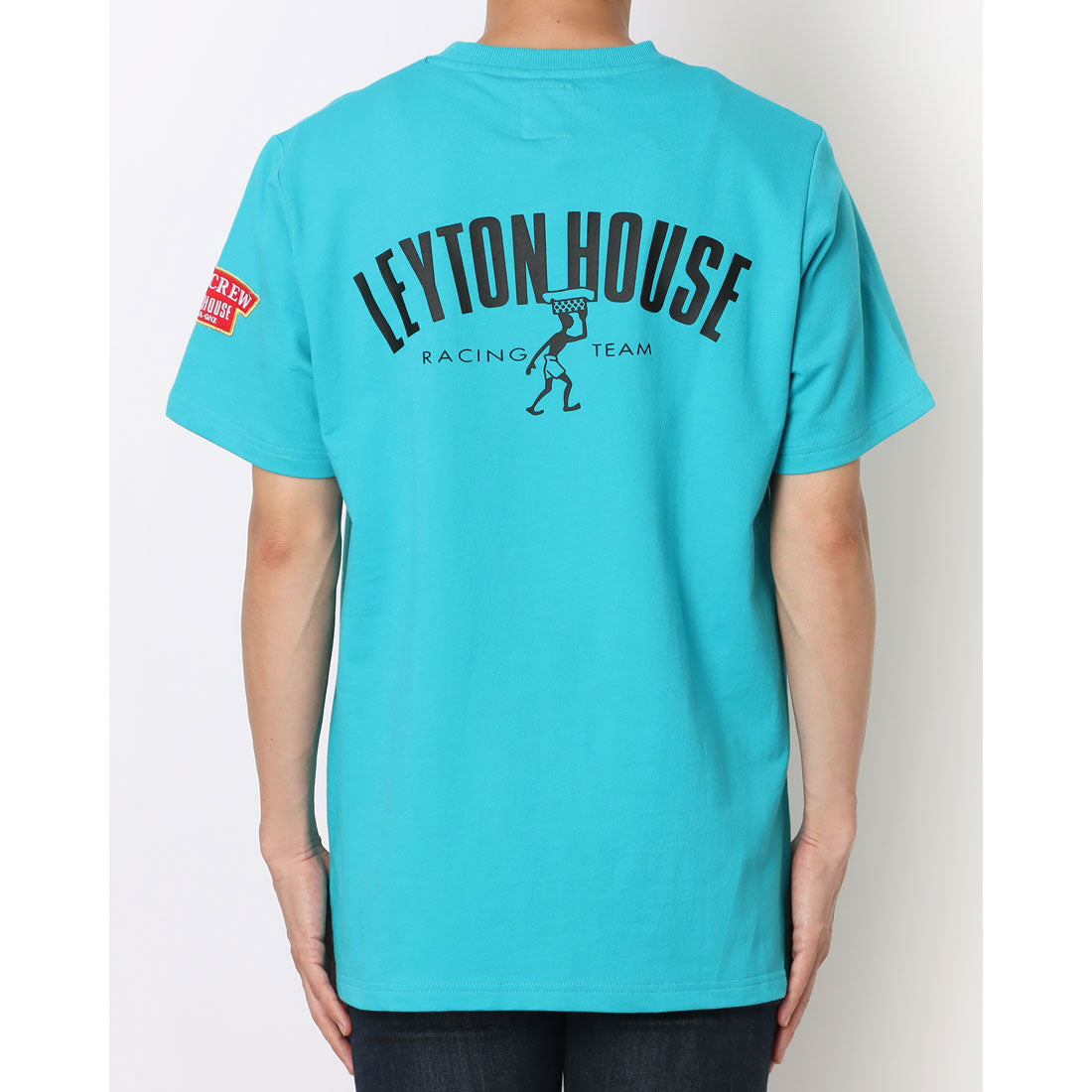 レイトンハウス LEYTON HOUSE LEYTON HOUSE レイトンハウス アニバーサリーモデル メンズ 半袖 Tシャツ バックプリント （レイトンブルー） レイトンブルー