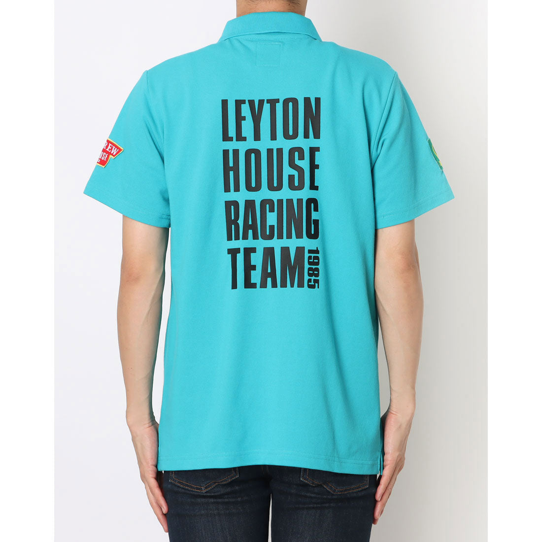 レイトンハウス LEYTON HOUSE LEYTON HOUSE レイトンハウス アニバーサリーモデル メンズ 半袖 ポロシャツ （ブラック） ブラック