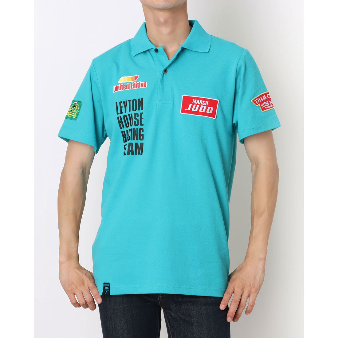 レイトンハウス LEYTON HOUSE LEYTON HOUSE レイトンハウス アニバーサリーモデル メンズ 半袖 ポロシャツ （レイトンブルー） レイトンブルー