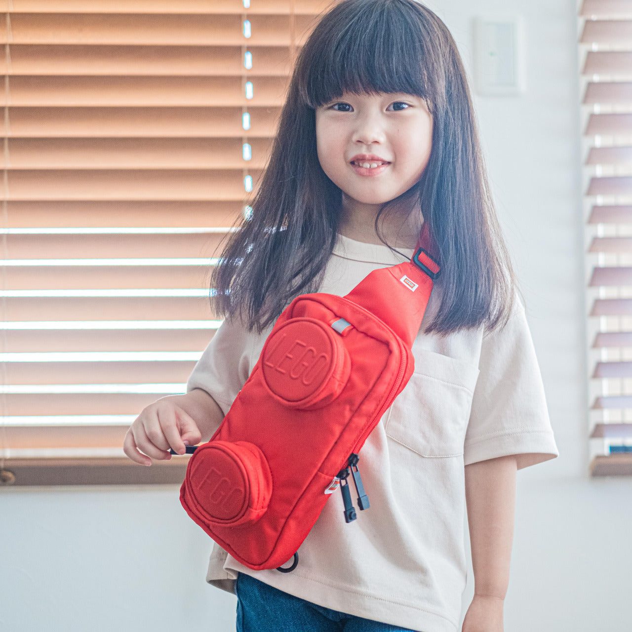 レゴ LEGO シグネチャー ブロック ボディバッグ バックパック SIGNATURE Brick 1x2 Sling Bag 20207-0021 （Red） （レッド） レッド