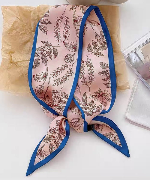 Adthie ad thie 【2024SS New Collection】 Botanical Pattern Narrow Scarf