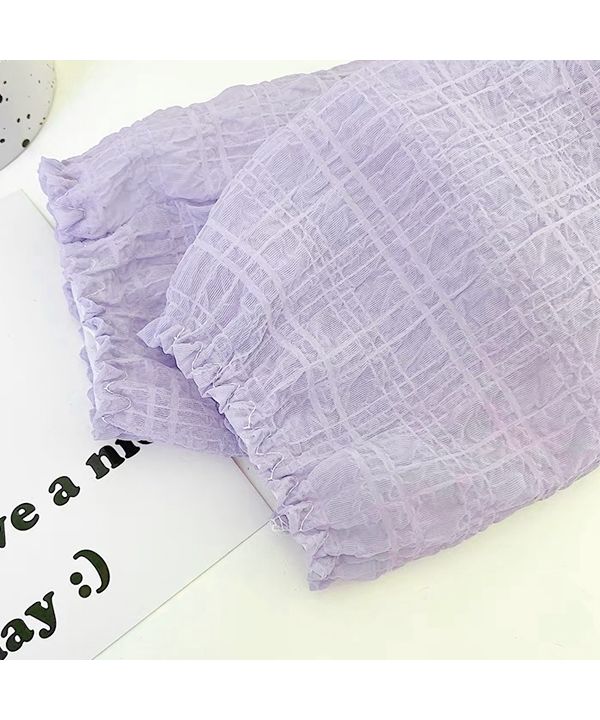 Ad Thie Sheer Check Volume Arm Cover