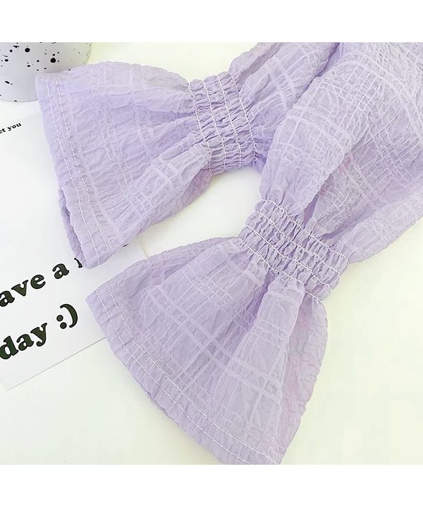 Ad Thie Sheer Check Volume Arm Cover