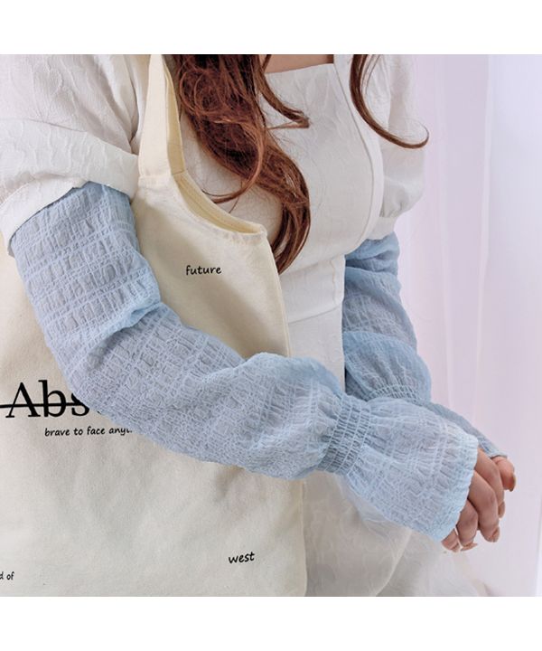 Ad Thie Sheer Check Volume Arm Cover