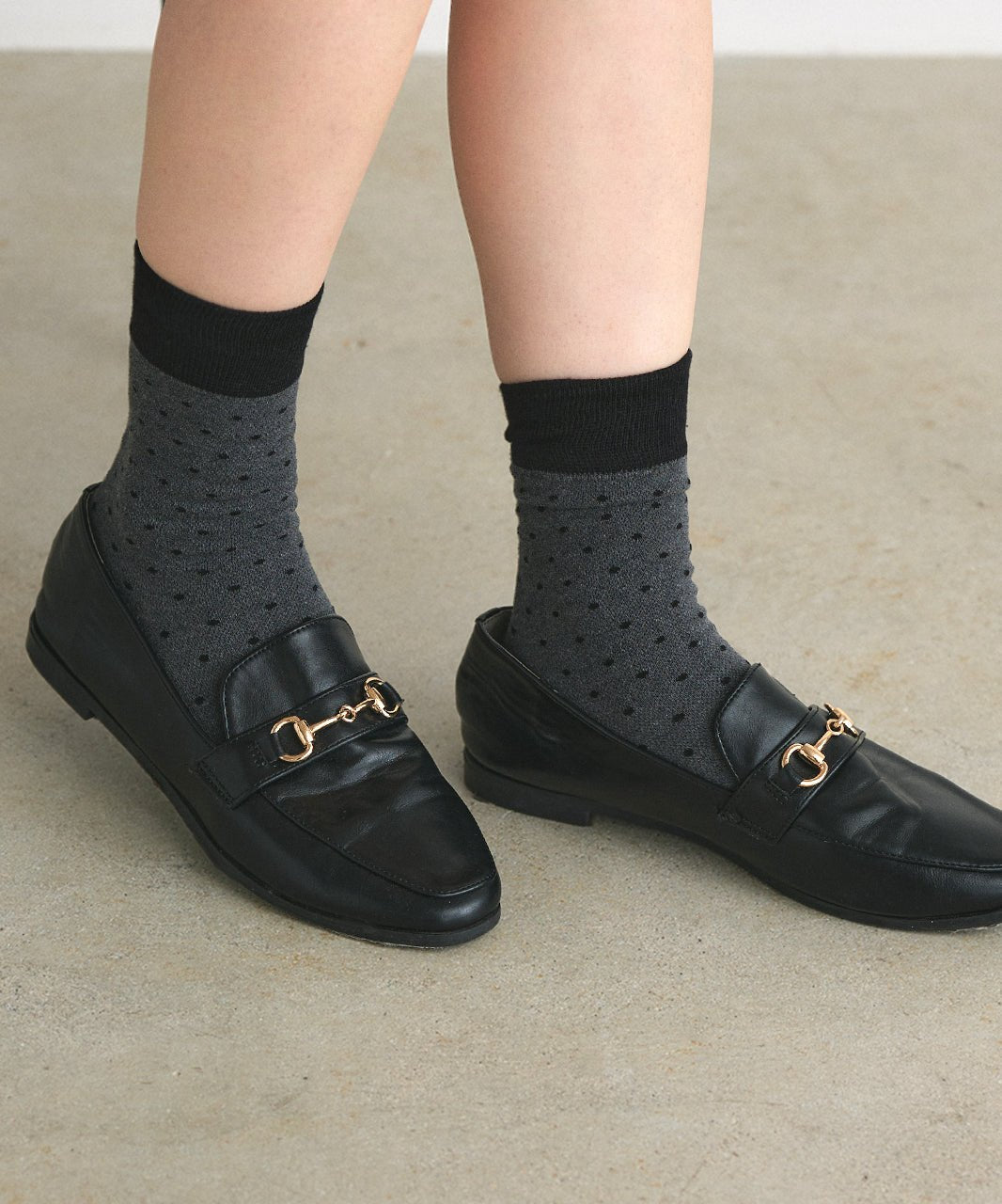 Adthie ad thie 【2024AW New Collection】 Bicolor Dot Socks