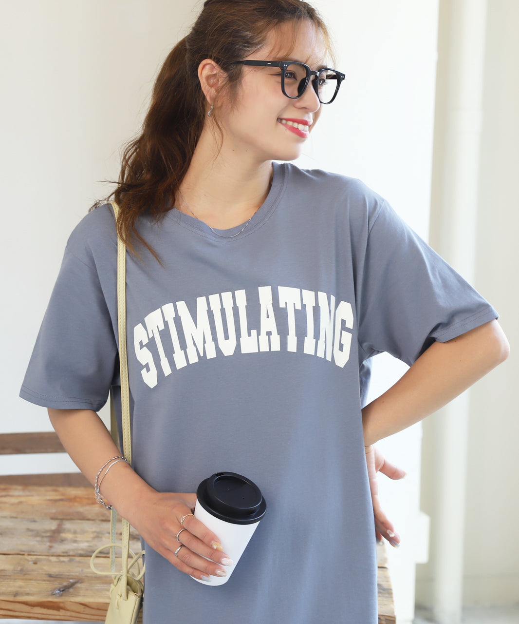 Adthie T-shirt dress short sleeve logo sweatshirt logo print with slit summer