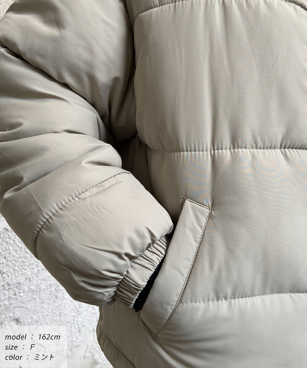 アドティエ ad thie フード付きエコダウンブルゾン