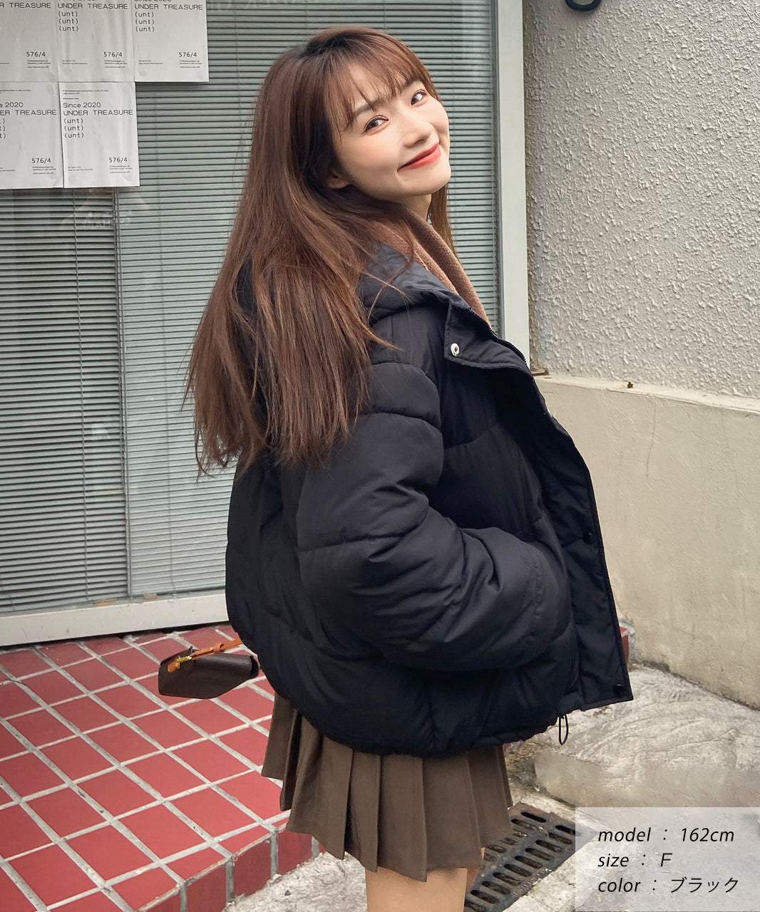 アドティエ ad thie フード付きエコダウンブルゾン