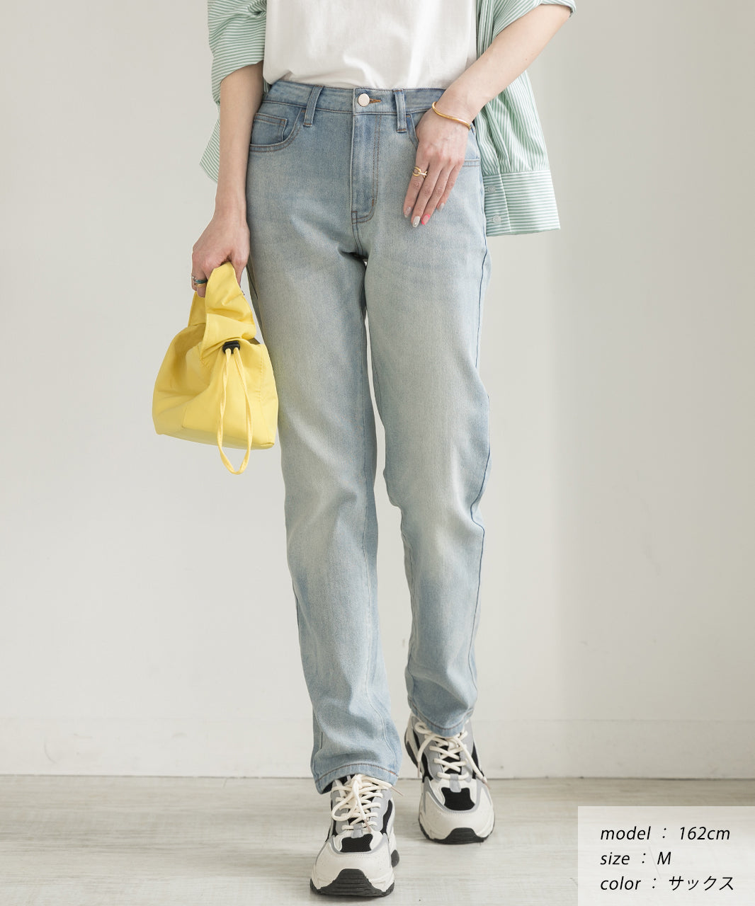 アドティエ ad thie ストレッチストレートデニム