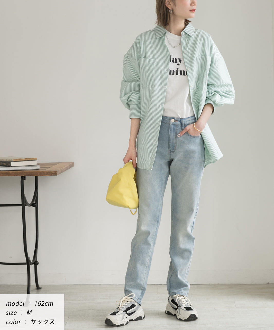 アドティエ ad thie ストレッチストレートデニム