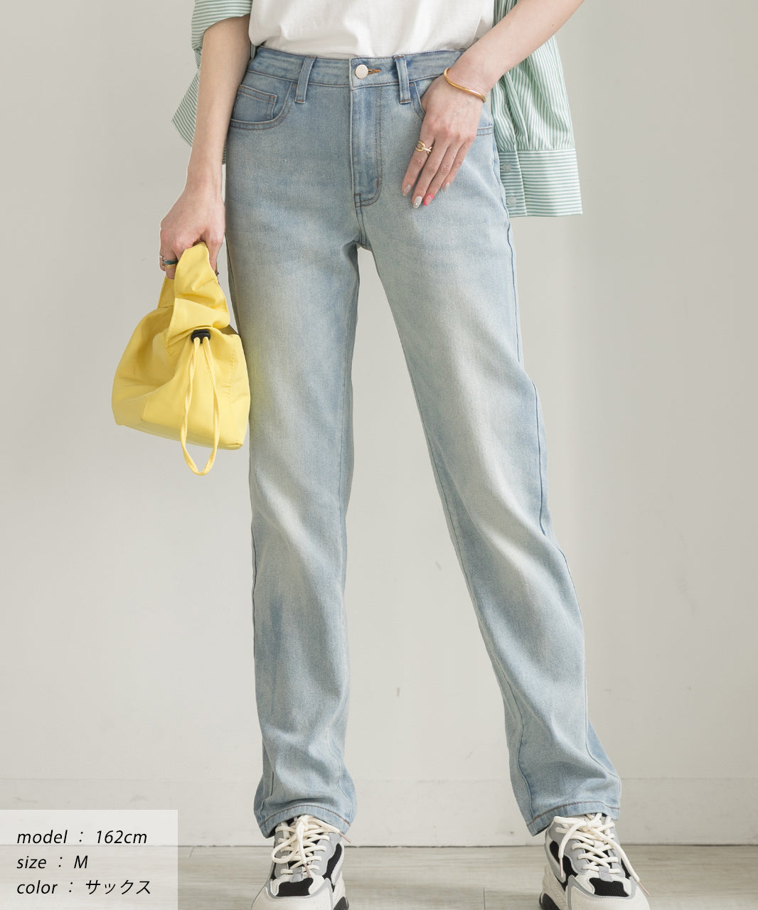 アドティエ ad thie ストレッチストレートデニム