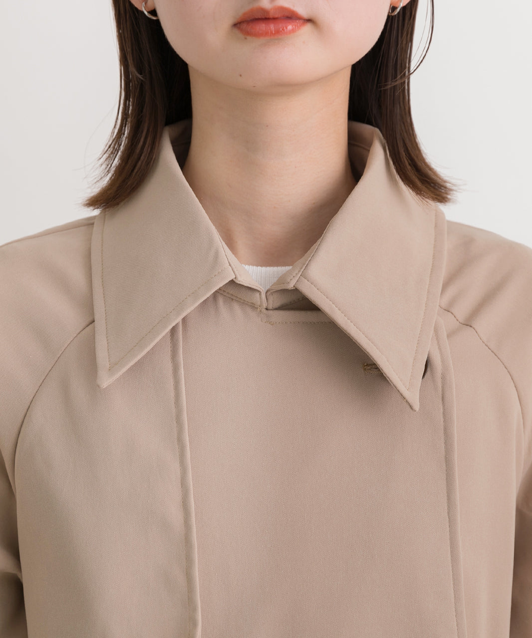 Ad Thie Candy Sleeve Sten Collar Trench Coat Autumn Clothes Autumn Winter Clothes Winter