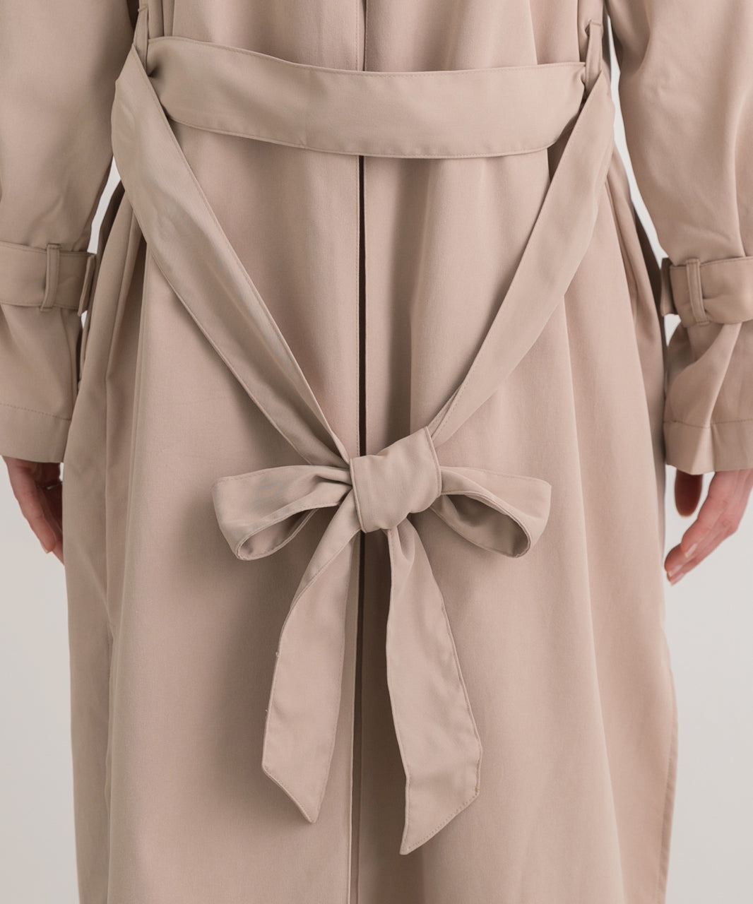 Ad Thie Candy Sleeve Sten Collar Trench Coat Autumn Clothes Autumn Winter Clothes Winter