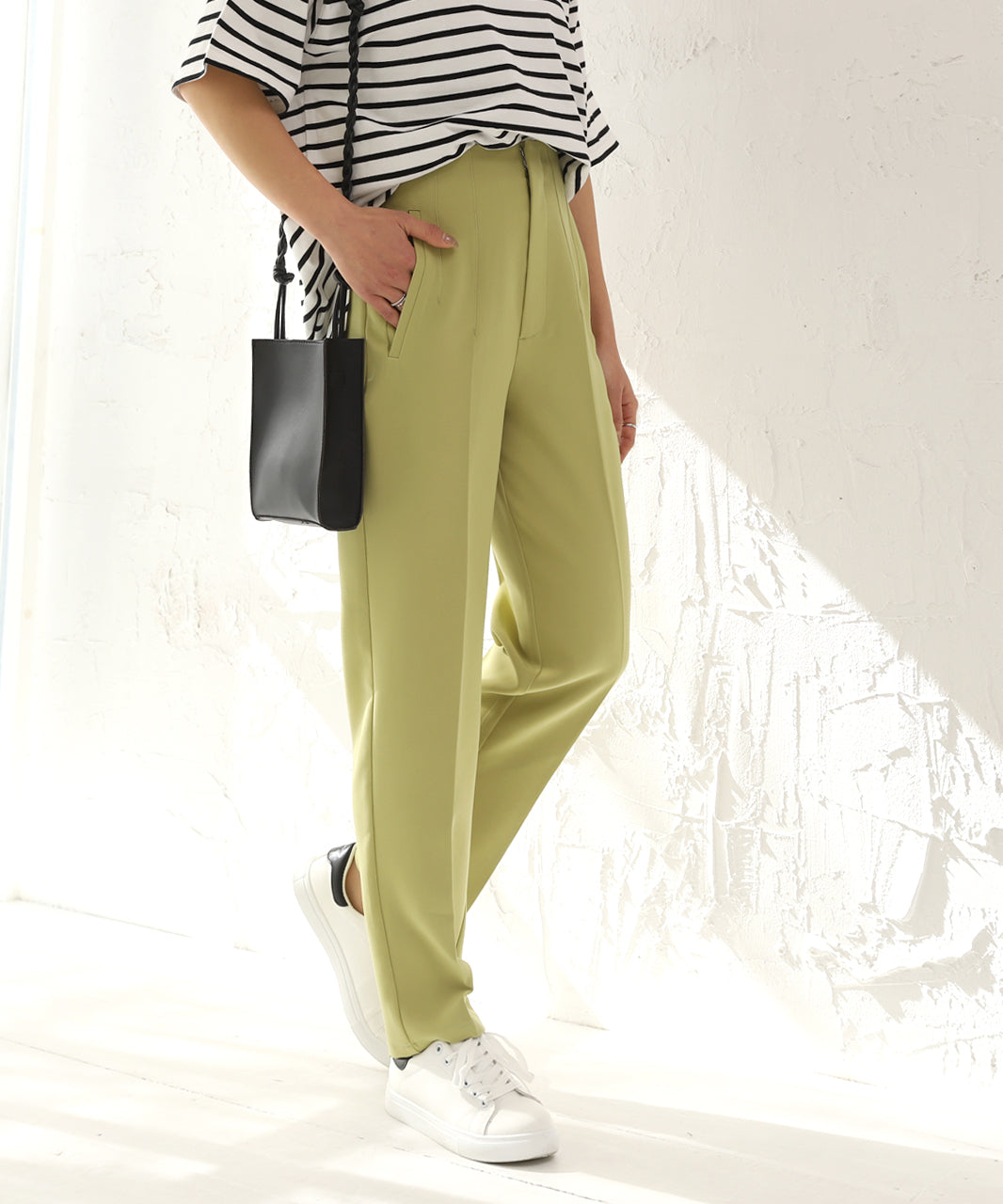 Adthie Tapered Pants Darts Center Press Color Darts Three-Dimensional Spring Clothes Spring
