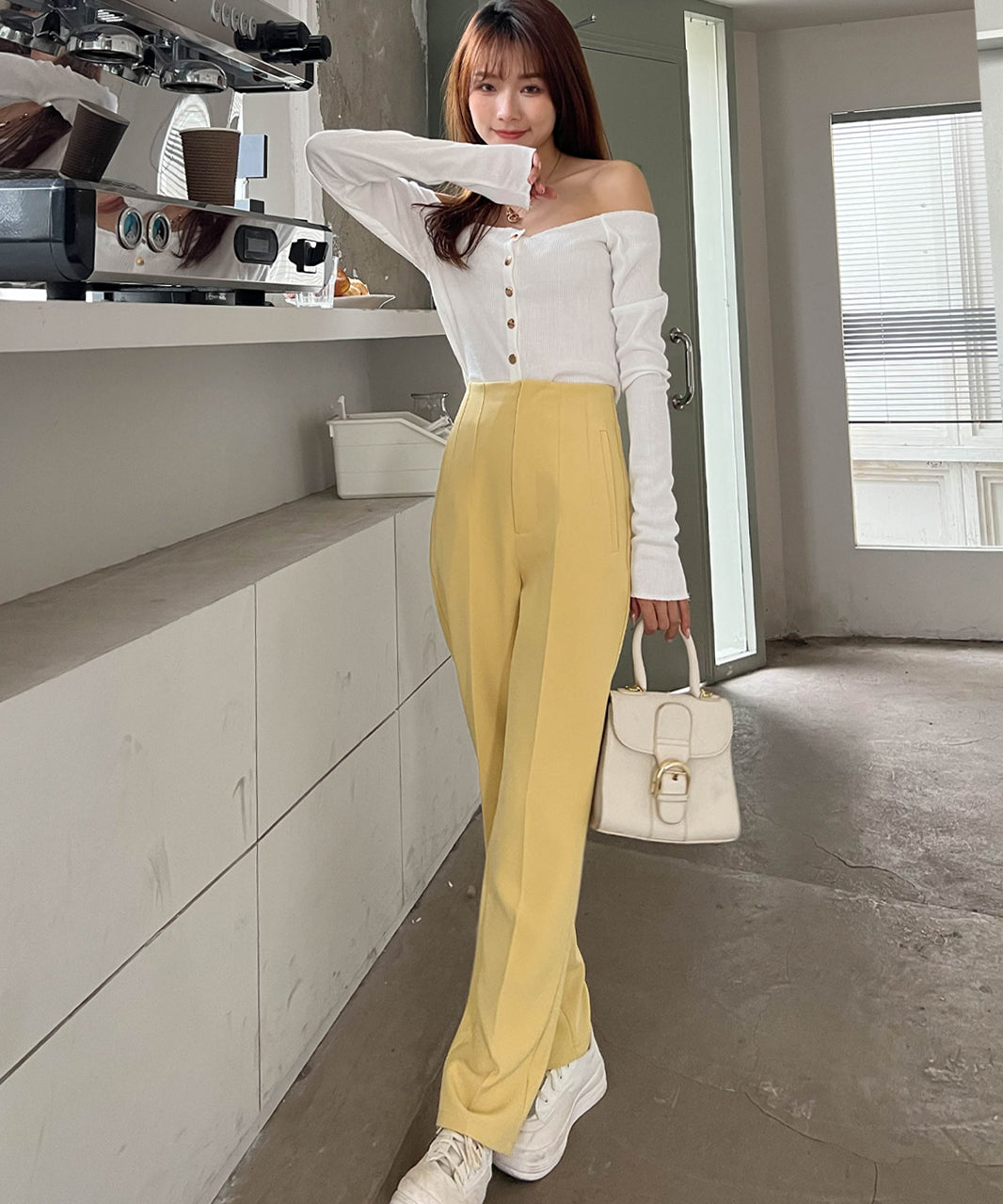 Adthie Tapered Pants Darts Center Press Color Darts Three-Dimensional Spring Clothes Spring