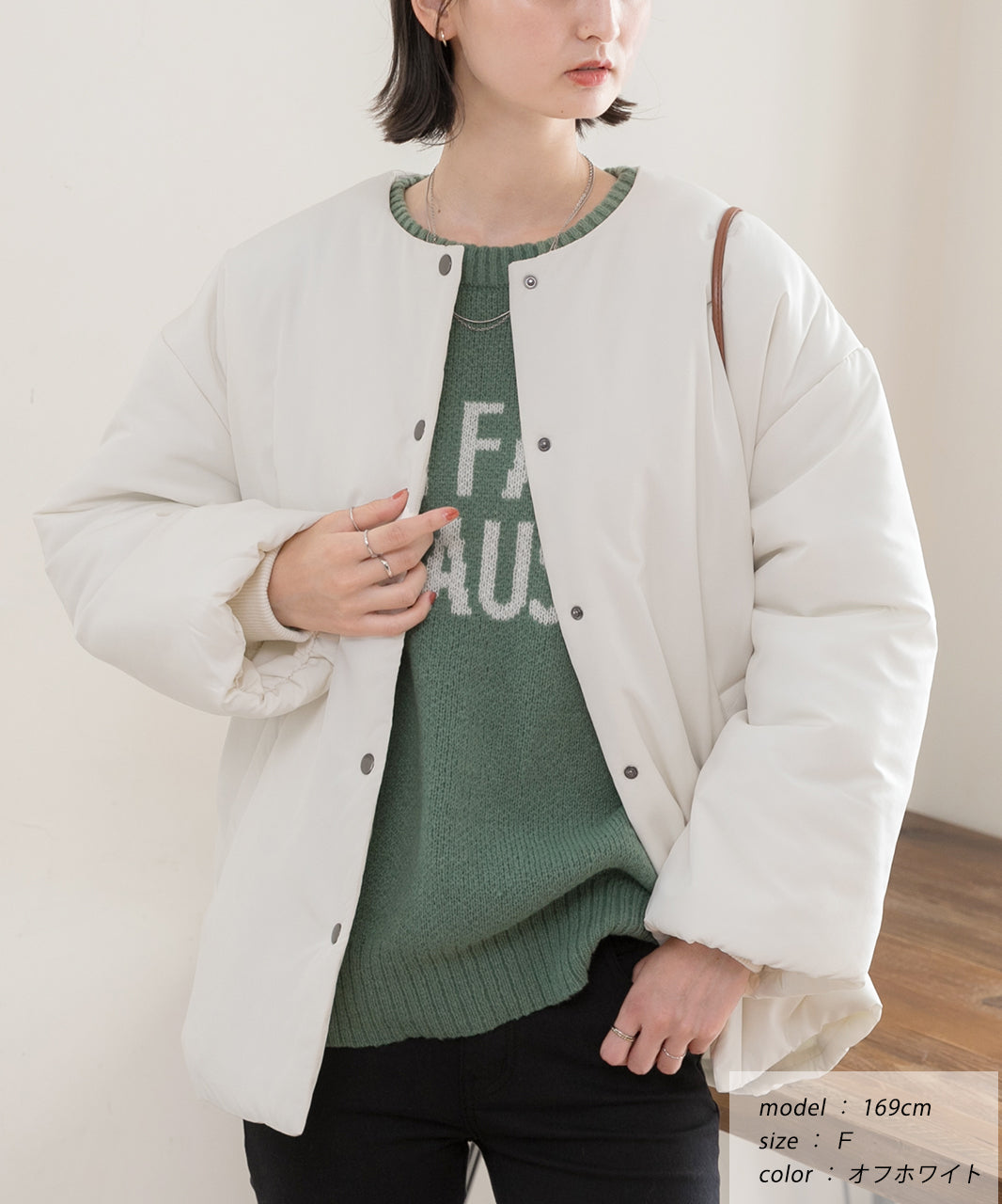 Ad Thie Co-Location Muffler Attached No-Collar Padded Jacket Lightweight Cold-Resistant Eco Down Outerwear Autumn Clothes Fall Winter Clothes Winter