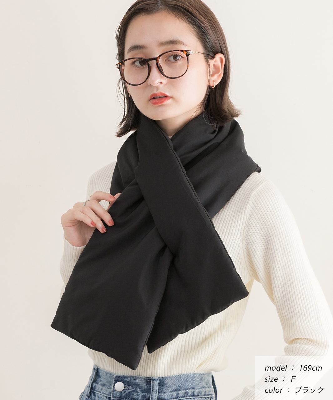 Ad Thie Co-Location Muffler Attached No-Collar Padded Jacket Lightweight Cold-Resistant Eco Down Outerwear Autumn Clothes Fall Winter Clothes Winter