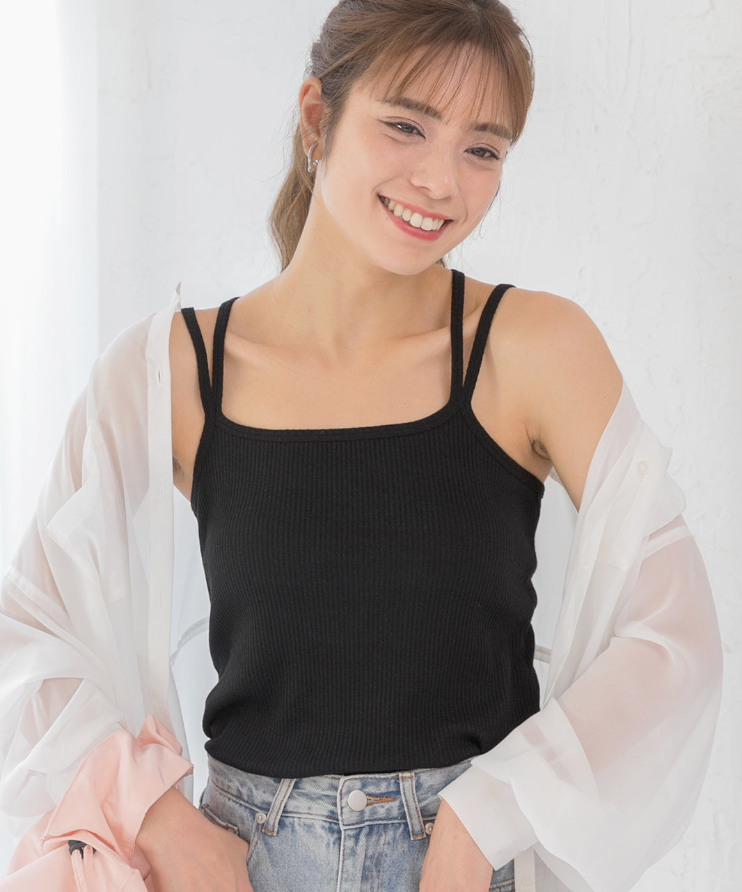 Adthie Double Strap Back Cross Camisole