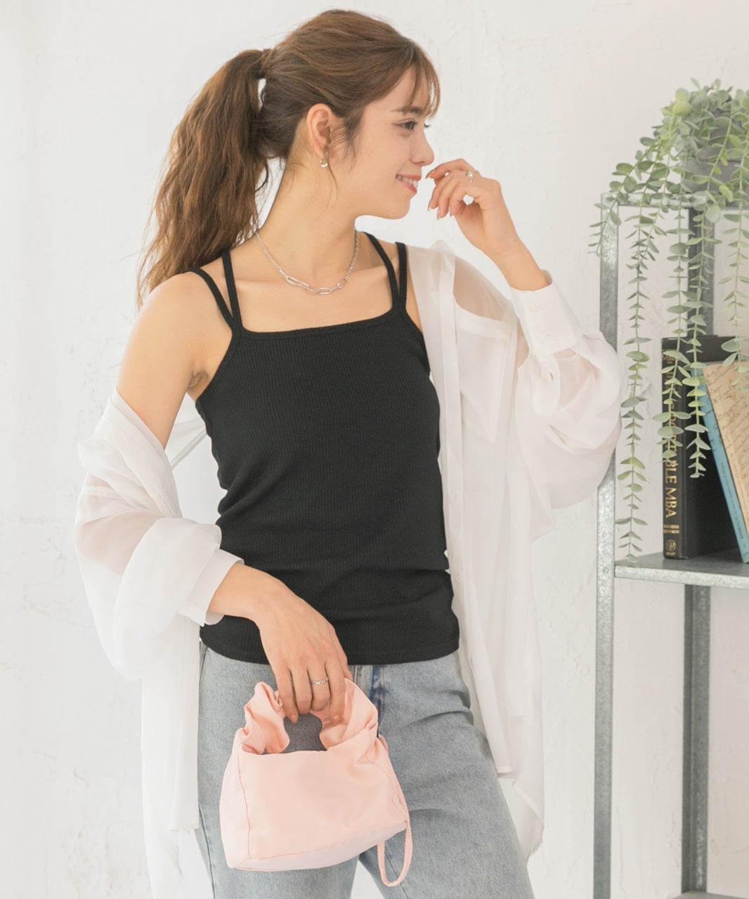 Adthie Double Strap Back Cross Camisole