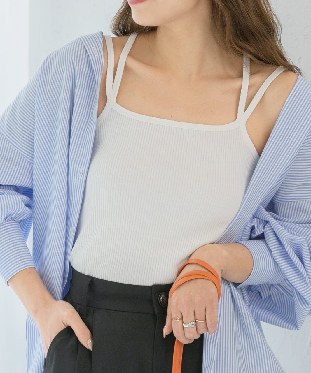 Adthie Double Strap Back Cross Camisole