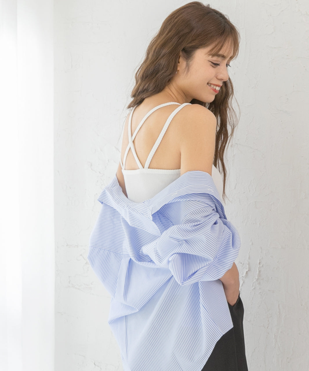 Adthie Double Strap Back Cross Camisole