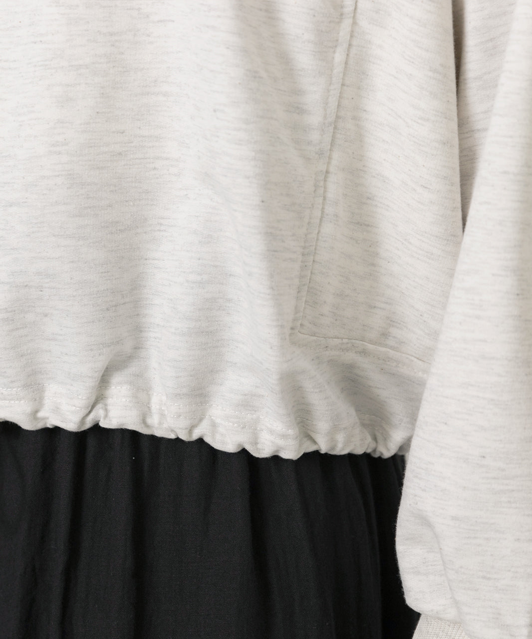 Adthie ad thie 【2024SS New Collection】Drawstring Hem Tuck Shoulder Top