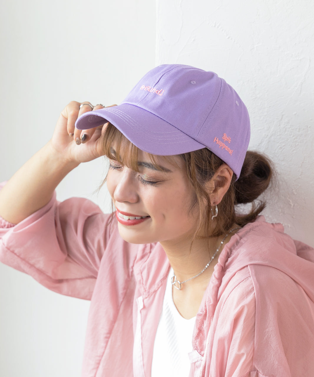 アドティエ ad thie コットン100% 刺繍ロゴキャップ カラフル シンプル アジャスト パステル オールシーズン （イエロー） イエロー