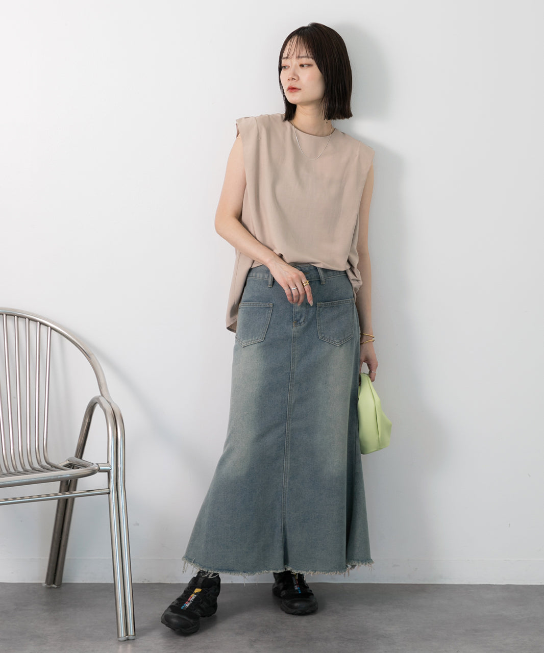 Adthie ad thie 【2024SS New Collection】 French Sleeve Blouse