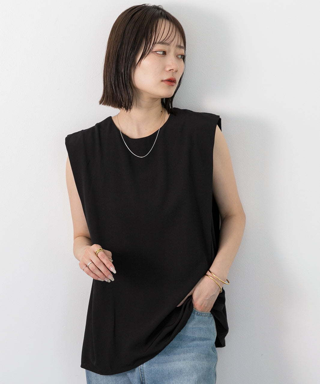 Adthie ad thie 【2024SS New Collection】 French Sleeve Blouse