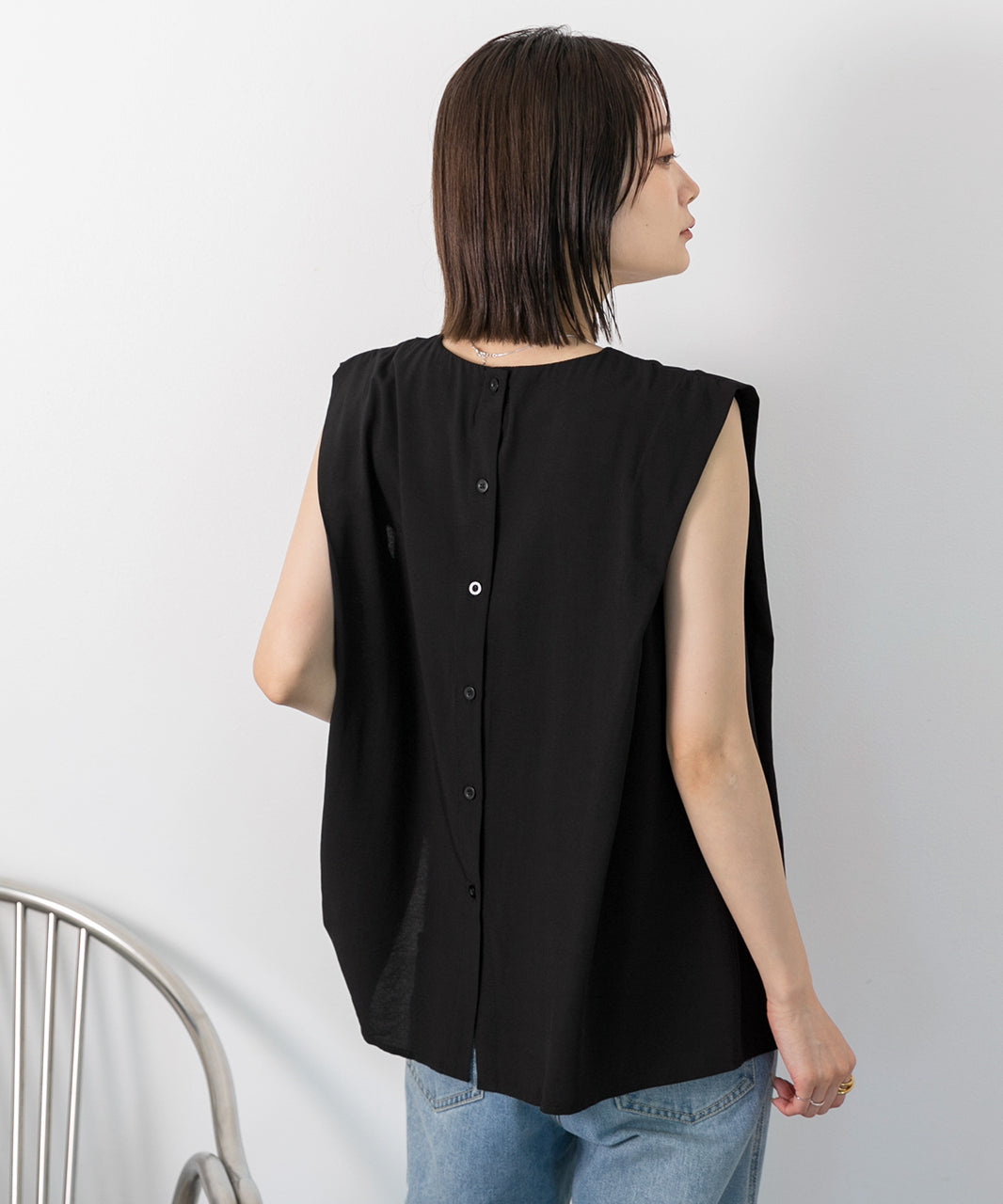 Adthie ad thie 【2024SS New Collection】 French Sleeve Blouse
